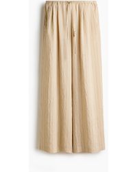 H&M - Rechte Broek Met Drawstring - Lyst
