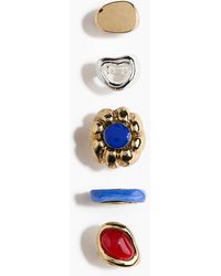 H&M - 5er-Pack Statement-Ringe - Lyst