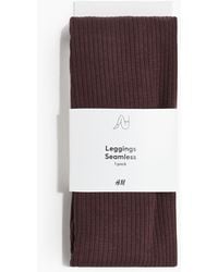 H&M - Seamless Leggings - Lyst