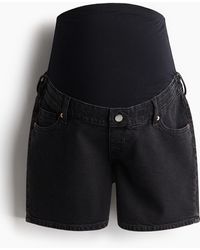 H&M - Mama Denim Short - Lyst