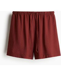 H&M - Shorts mit Kordelzug - Lyst