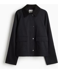 H&M - Jack Met Corduroy Kraag - Lyst