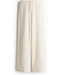 H&M - Structuurgebreide Broek - Lyst