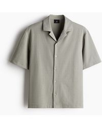H&M - Geribd Casual Overhemd - Lyst