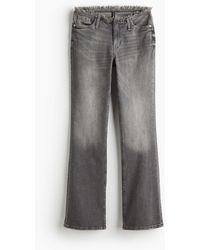H&M - Flared Low Jeans - Lyst