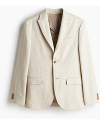 H&M - Sakko aus Leinenmix in Regular Fit - Lyst