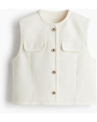 H&M - Bouclé-Gilet - Lyst