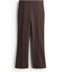 H&M - Pantalon évasé avec plis devant - Lyst