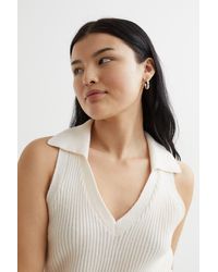h and m knit vest