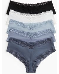 H&M - 5er-Pack Hipster aus Mikrofaser - Lyst