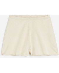 H&M - Shorts in Feinstrick - Lyst