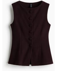 H&M - Tricot Gilet - Lyst
