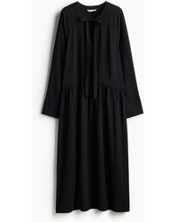 H&M - Robe Avec Col À Nouer - Lyst
