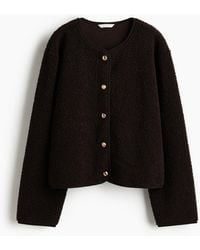 H&M - Jacke aus Teddyfleece - Lyst