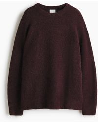 H&M - Pull Oversize En Alpaga Mélangé - Lyst