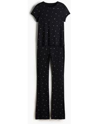 H&M - Geribde Pyjama Van Modal - Lyst