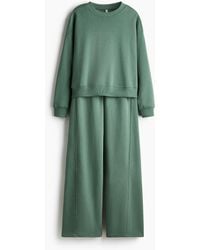 H&M - 2-teiliges Set mit Sweatshirt und Joggpants - Lyst