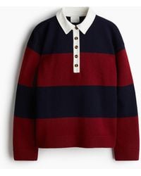 H&M - Pullover mit Kragen - Lyst