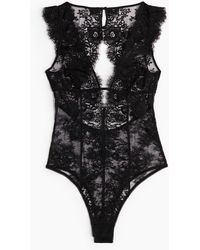 H&M - Spitzenbody - Lyst