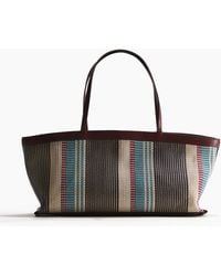H&M - Shopper aus Jacquardstoff - Lyst