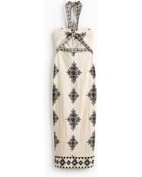H&M - Robe découpée avec dos nu - Lyst