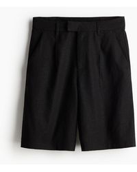H&M - Elegante Shorts aus Leinenmix - Lyst