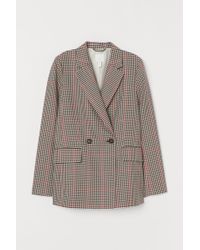 H&M Zweireihiger Blazer - Rot