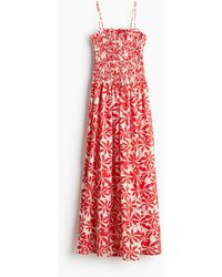 H&M - Trägerkleid mit gesmoktem Oberteil - Lyst