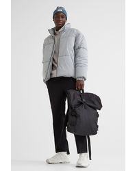 H&M Roll-top Backpack - Black