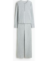 H&M - Pyjama En Viscose Mélangée - Lyst