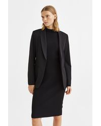 H&M Viscose-blend Blazer - Black