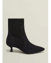 Hobbs - Morgan Suede Stretch Boots - Lyst