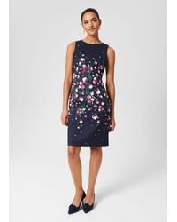 Hobbs - Moira Floral Shift Dress - Lyst