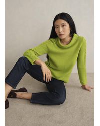 Hobbs - Camilla Cotton Jumper - Lyst