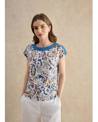 Hobbs - Viviana Printed Top - Lyst