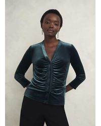 Hobbs - Velvet Hattie Top - Lyst