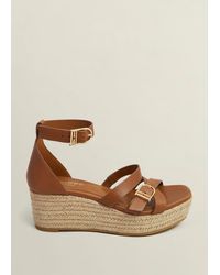 Hobbs - Paloma Leather Espadrilles - Lyst