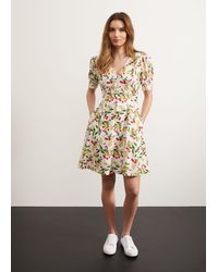 Hobbs - Coniston V Neck Mini Dress - Lyst