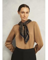 Hobbs - Bria Silk Scarf - Lyst