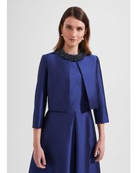 Hobbs - Christie Silk Wool Jacket - Lyst