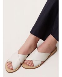 hobbs white sandals
