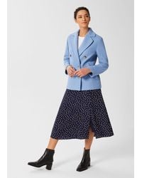Hobbs - Bette Short Wool Blend Coat - Lyst