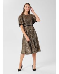 Hobbs - Betsey Sequin Dress - Lyst