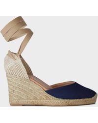 Hobbs - Trina Suede Wedge Espadrilles - Lyst