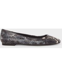 Hobbs - Jemma Leather Flat Shoes - Lyst