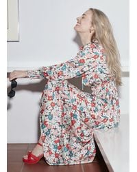 Hobbs - Fairfax Floral Fit And Flare Dress - Lyst