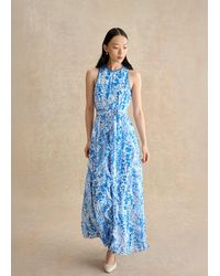 Hobbs - Petite Taryn Ruffle Maxi Dress - Lyst