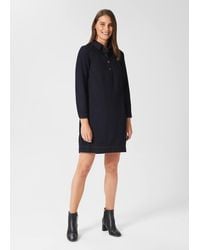 Hobbs - Jenny Denim Dress - Lyst
