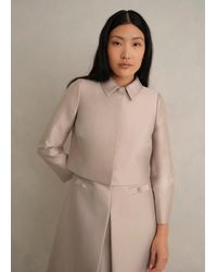 Hobbs - Avery Wool Silk Jacket - Lyst