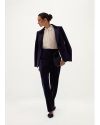 Hobbs - Heather Velvet Trousers - Lyst